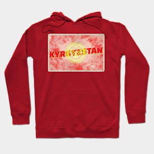 Kyrgyzstan Vintage style retro souvenir Hoodie